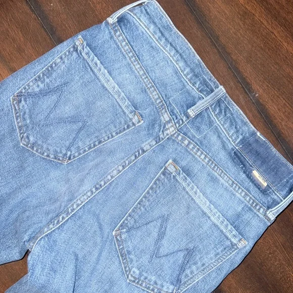 MOTHER denim high-waisted rider denim skimp jeans